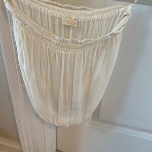 Ramy Brook White Strapless Top - Size Small